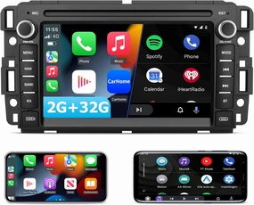 Android 13 Car Radio Stereo for GMC Sierra Yukon Chevrolet Buick Chevy Silverado Radio,7 Inch Touch Screen Navigation Stereo with Bluetooth WiFi SWC Support Apple CarPlay Android Auto
