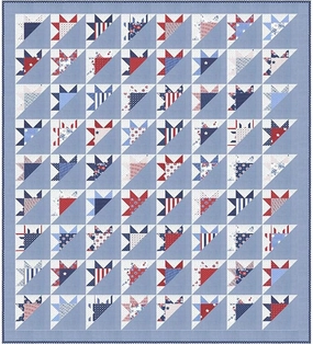 April Rosenthal Star Spangled Frontier Quilt Kit Moda Fabrics KIT24170