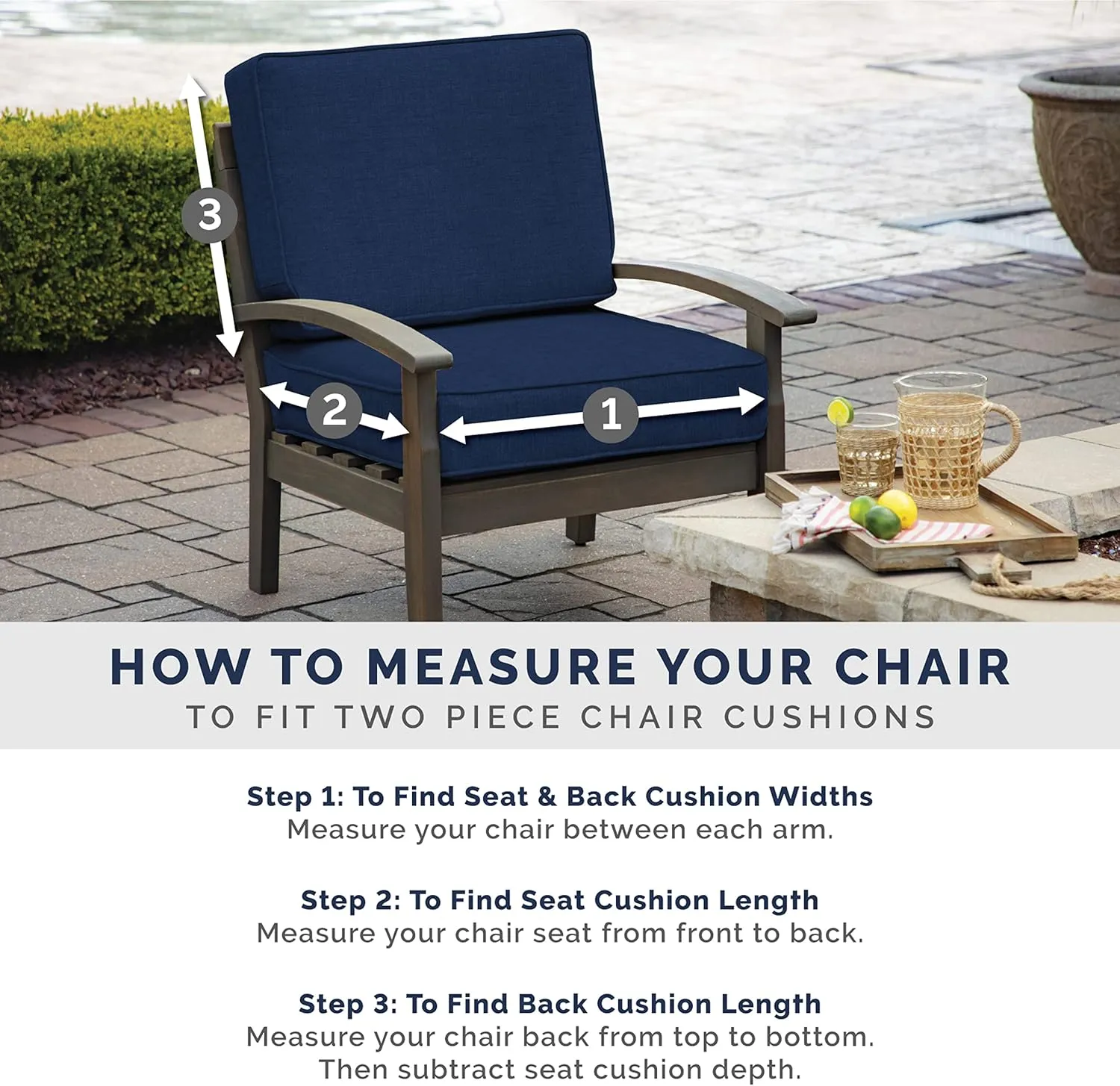 Arden Outdoor Dining Chair Cushion, 21 x 21, Rain-Proof, Fade Resistant 21 x 21, Aqua Leala