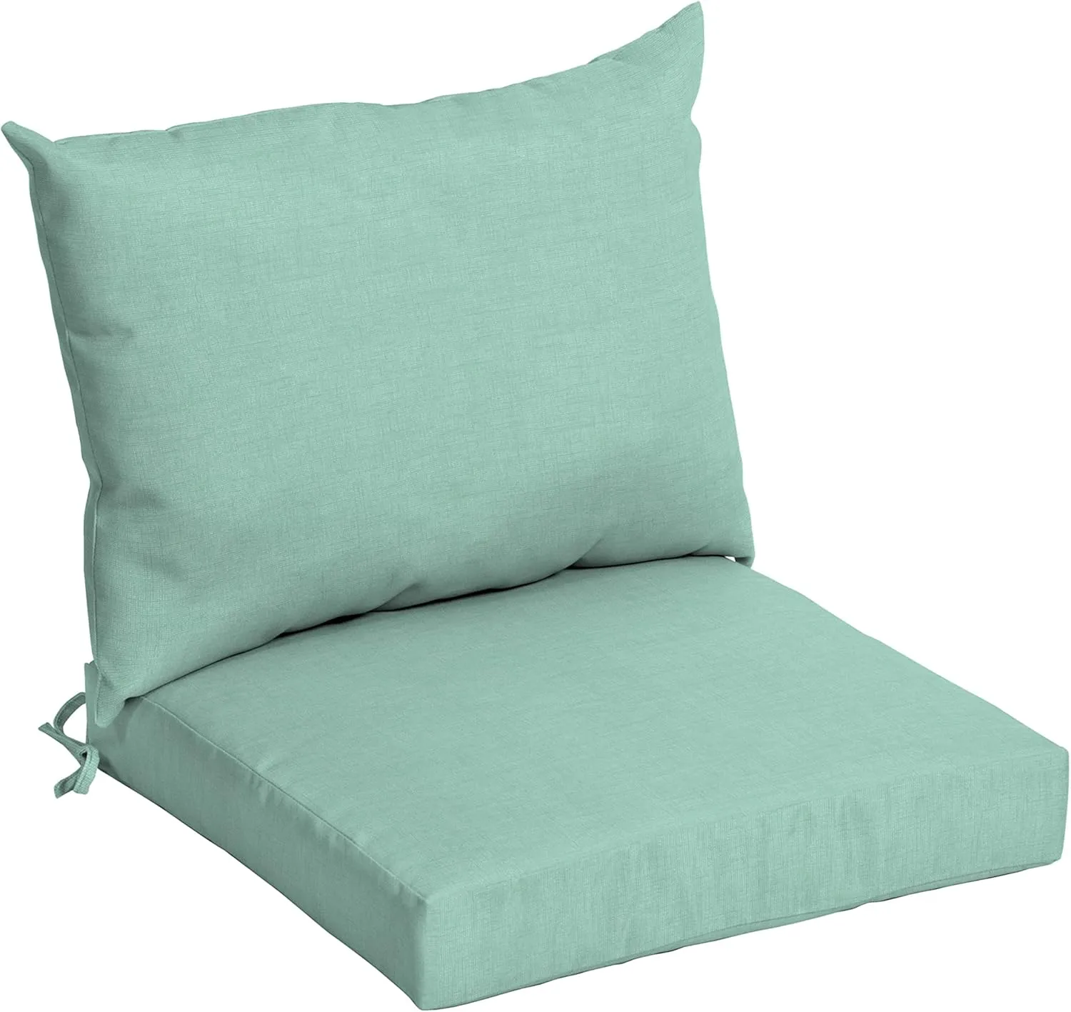 Arden Outdoor Dining Chair Cushion, 21 x 21, Rain-Proof, Fade Resistant 21 x 21, Aqua Leala