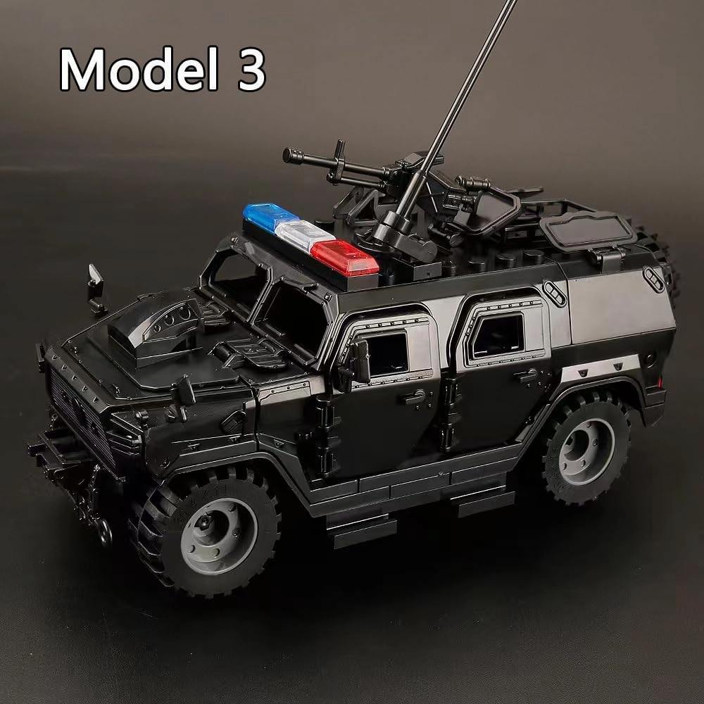 Armored Vehicle Building Block Military Vehicle Building Toys for Age 6 7 8 9 10 11 12 , Army Military Brick, Military Car Model Toys Gifts for Boys（3 Styles）