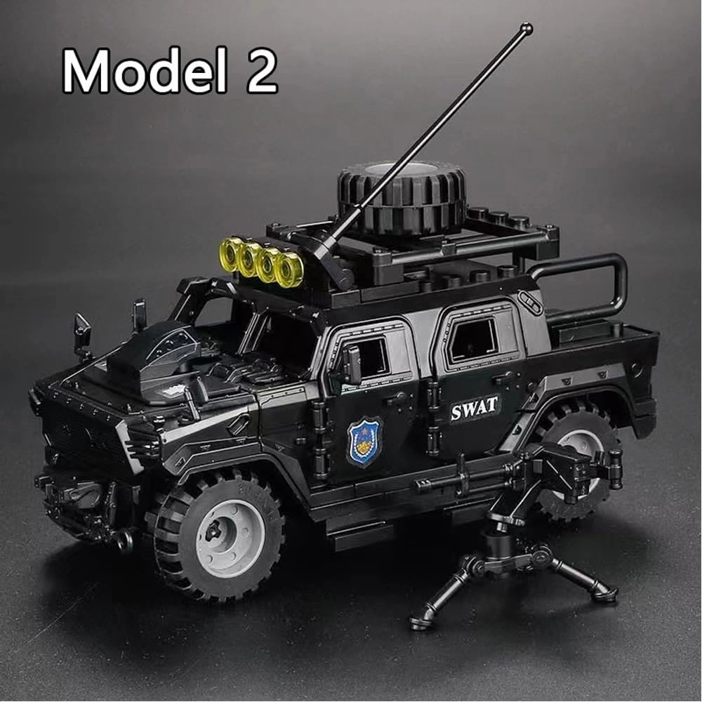 Armored Vehicle Building Block Military Vehicle Building Toys for Age 6 7 8 9 10 11 12 , Army Military Brick, Military Car Model Toys Gifts for Boys（3 Styles）