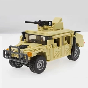 Armored Vehicle Building Toy for Age 8 9 10 11 12 , Military Vehicle Building Block Battle Brick, Army Car Model with 2 Soldier Figures,Toys Gifts for Kid and Adult 265 Pieces
