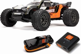 ARRMA RC Truck 1/10 VORTEKS 2wd Stadium Truck RTR with Smart Battery & Charger, Orange, ARA3205ST1