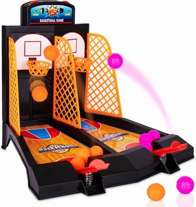 ArtCreativity Desktop Arcade Tabletop Indoor Basketball Shooting Game for Kids and Adults, Desk Games for Office for Adults, Best Gift Idea for Boys and Girls