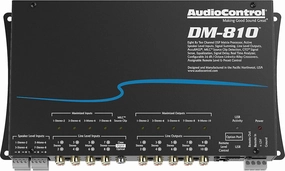 AudioControl DM-810 Premium 8 Input 10 Output DSP Matrix Processor, ACR-3 Dash Remote