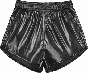 Auranso Girls Metallic Shorts Sparkly Hot Pants Shiny Dance Outfits Short Pants