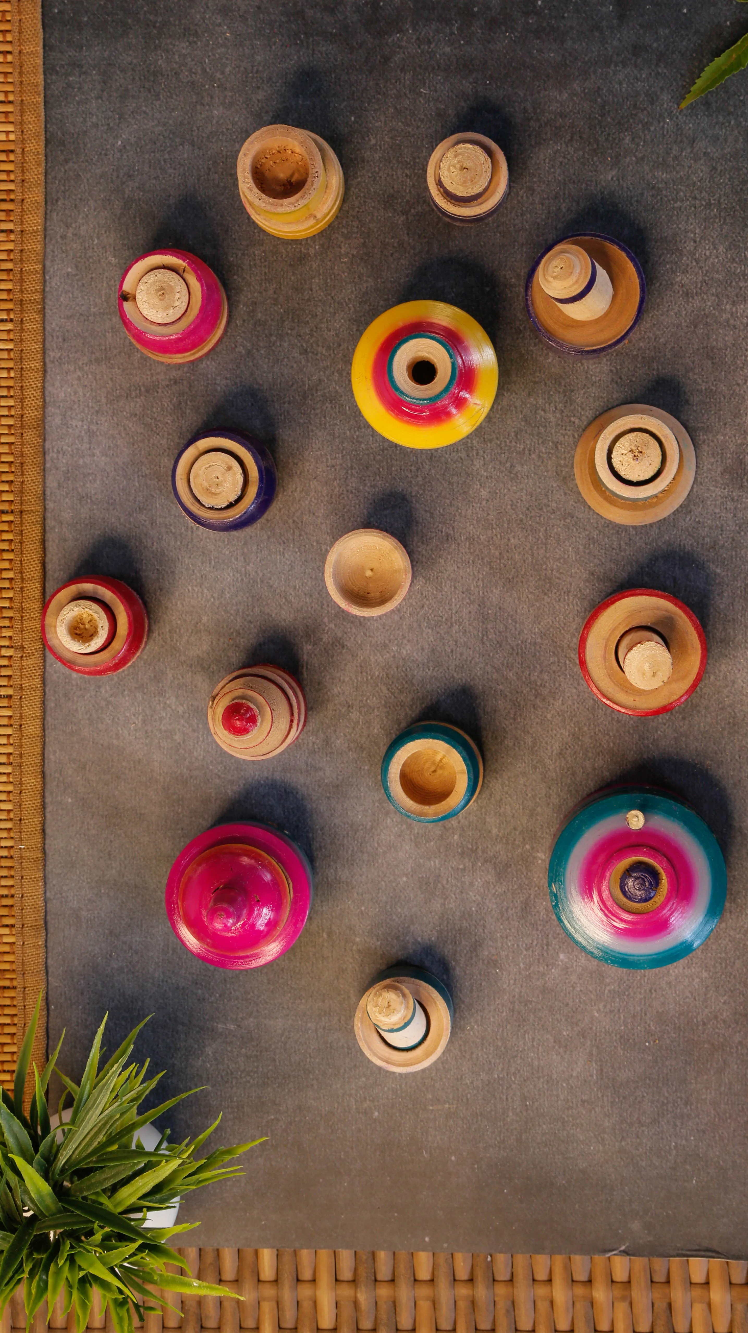 Authentic Colored Kitchen set