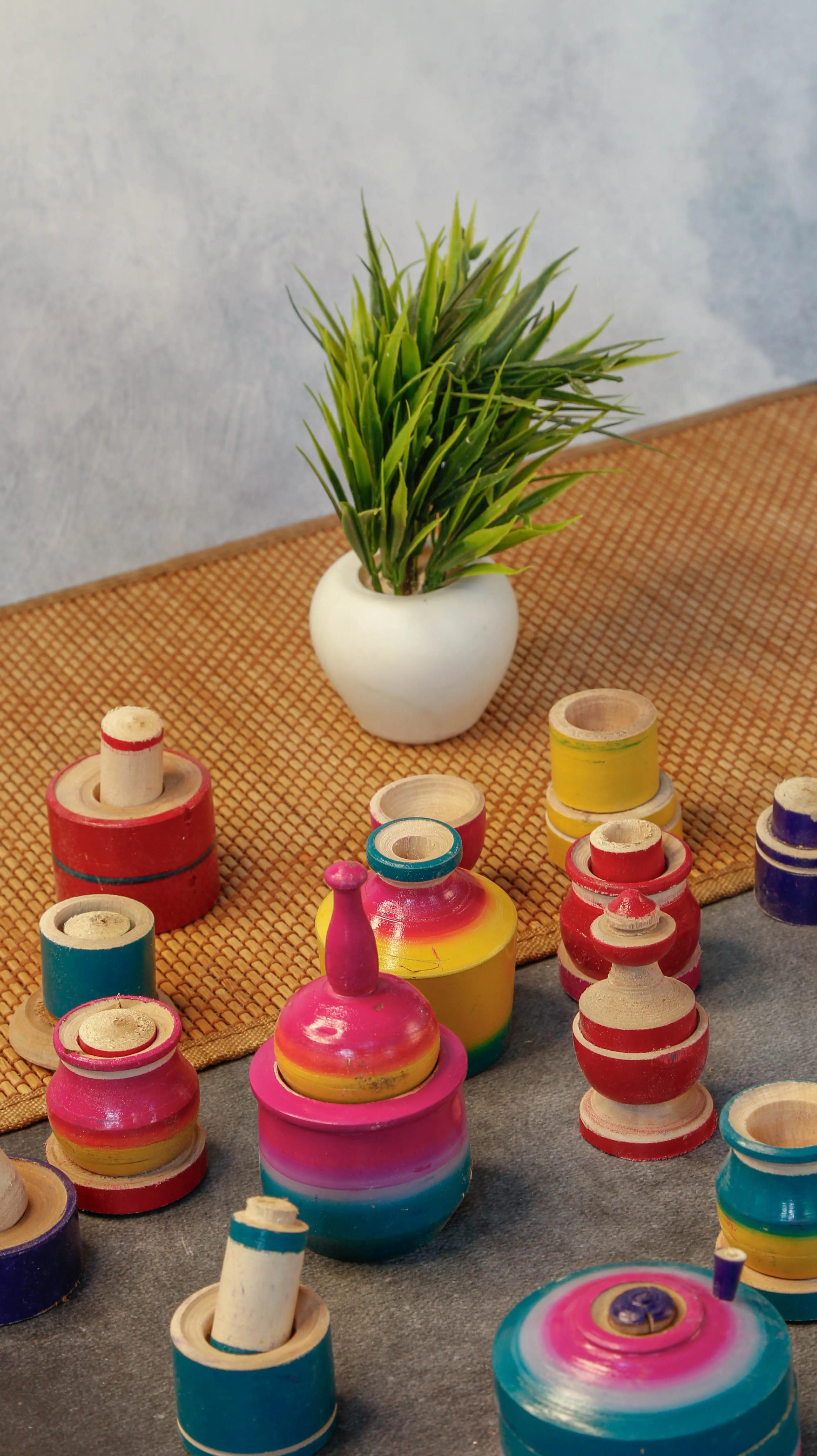 Authentic Colored Kitchen set
