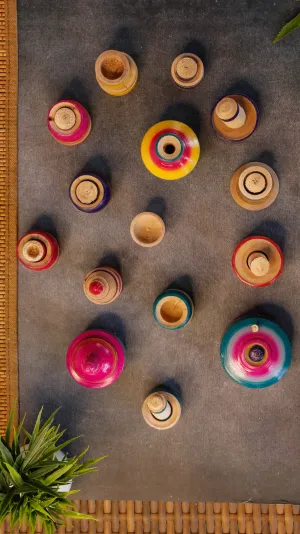 Authentic Colored Kitchen set