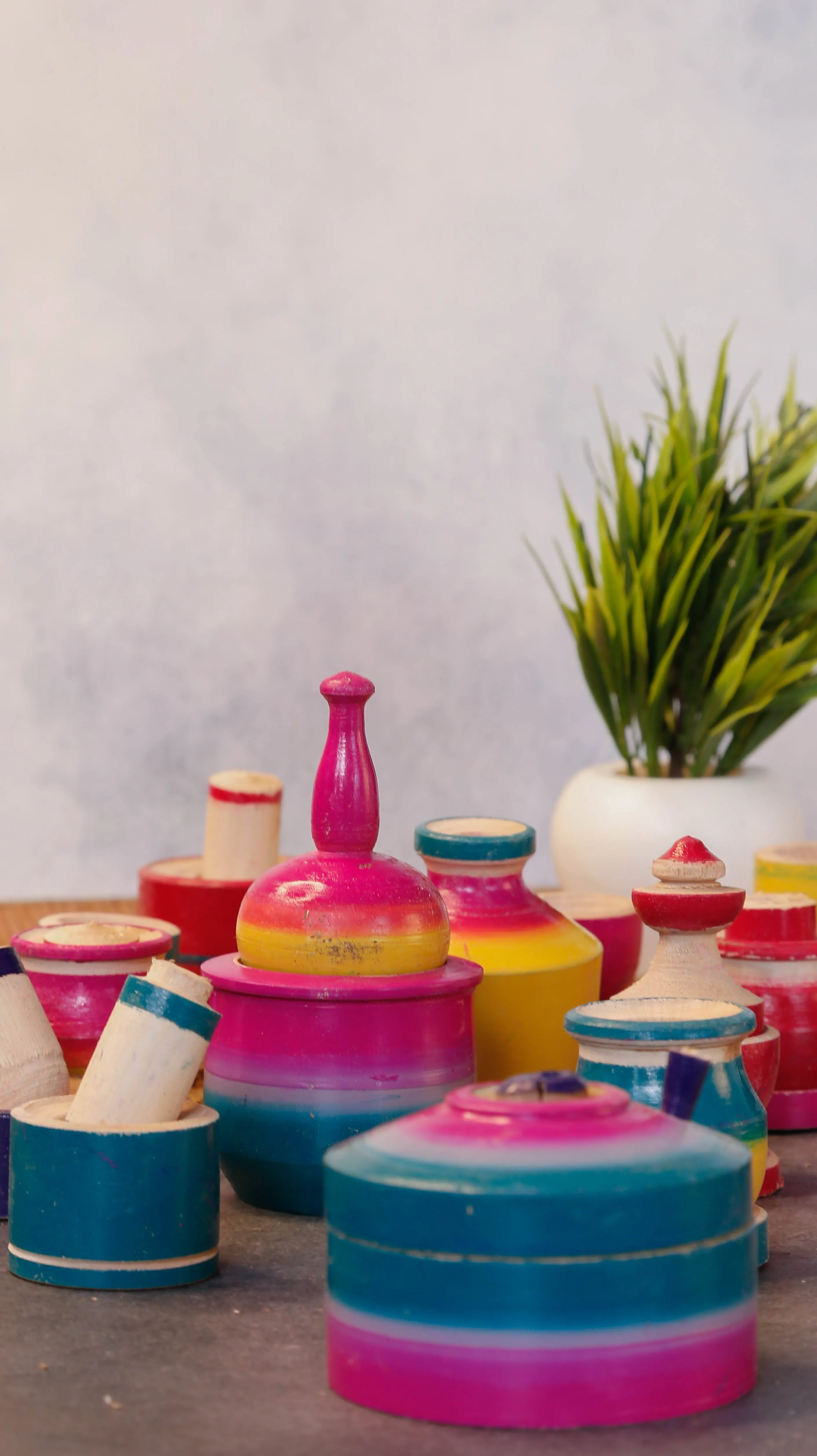 Authentic Colored Kitchen set