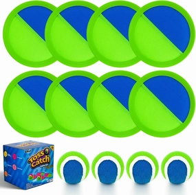 Ayeboovi Toss and Catch Ball Set Outdoor Yard Beach Pool Toys Games for Kids Family Sports 8 Paddles 4 Balls for Toddlers Boys Girls Ages 3-12 Boys Girls Birthday Gift