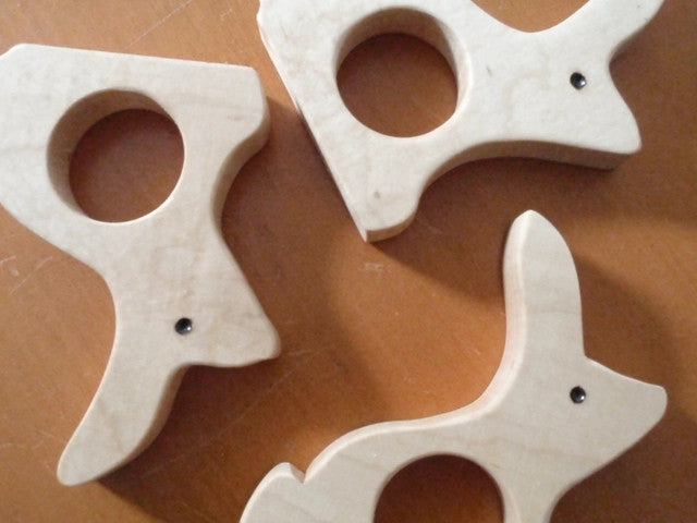 baby bunny teething ring