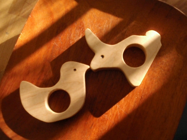 baby bunny teething ring