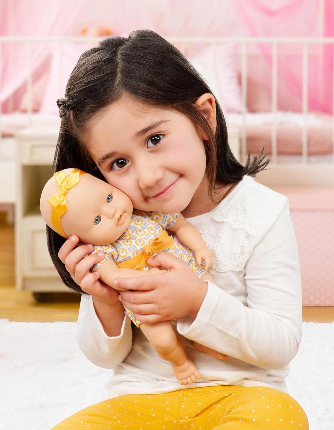 Baby Sweetheart by Battat - Feeding Time 12-inch Soft-Body Newborn Baby Doll with Easy-to-Read Story Book and Baby Accessories