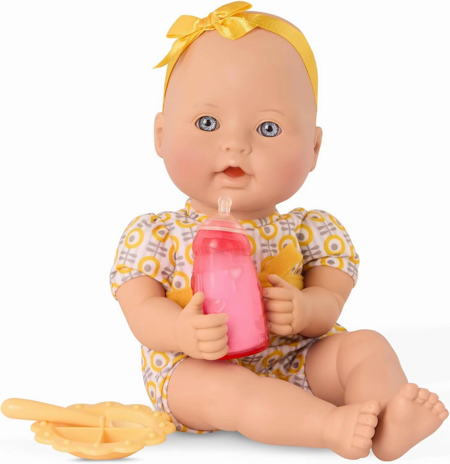 Baby Sweetheart by Battat - Feeding Time 12-inch Soft-Body Newborn Baby Doll with Easy-to-Read Story Book and Baby Accessories