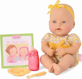 Baby Sweetheart by Battat - Feeding Time 12-inch Soft-Body Newborn Baby Doll with Easy-to-Read Story Book and Baby Accessories