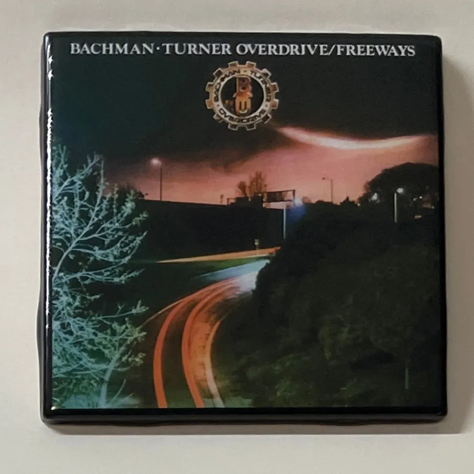 BACHMAN-TURNER OVERDRIVE / Freeways Coaster Ceramic Tile BTO