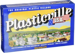 Bachmann Trains - PLASTICVILLE U.S.A. BUILDINGS – CLASSIC KITS - BARN - HO Scale