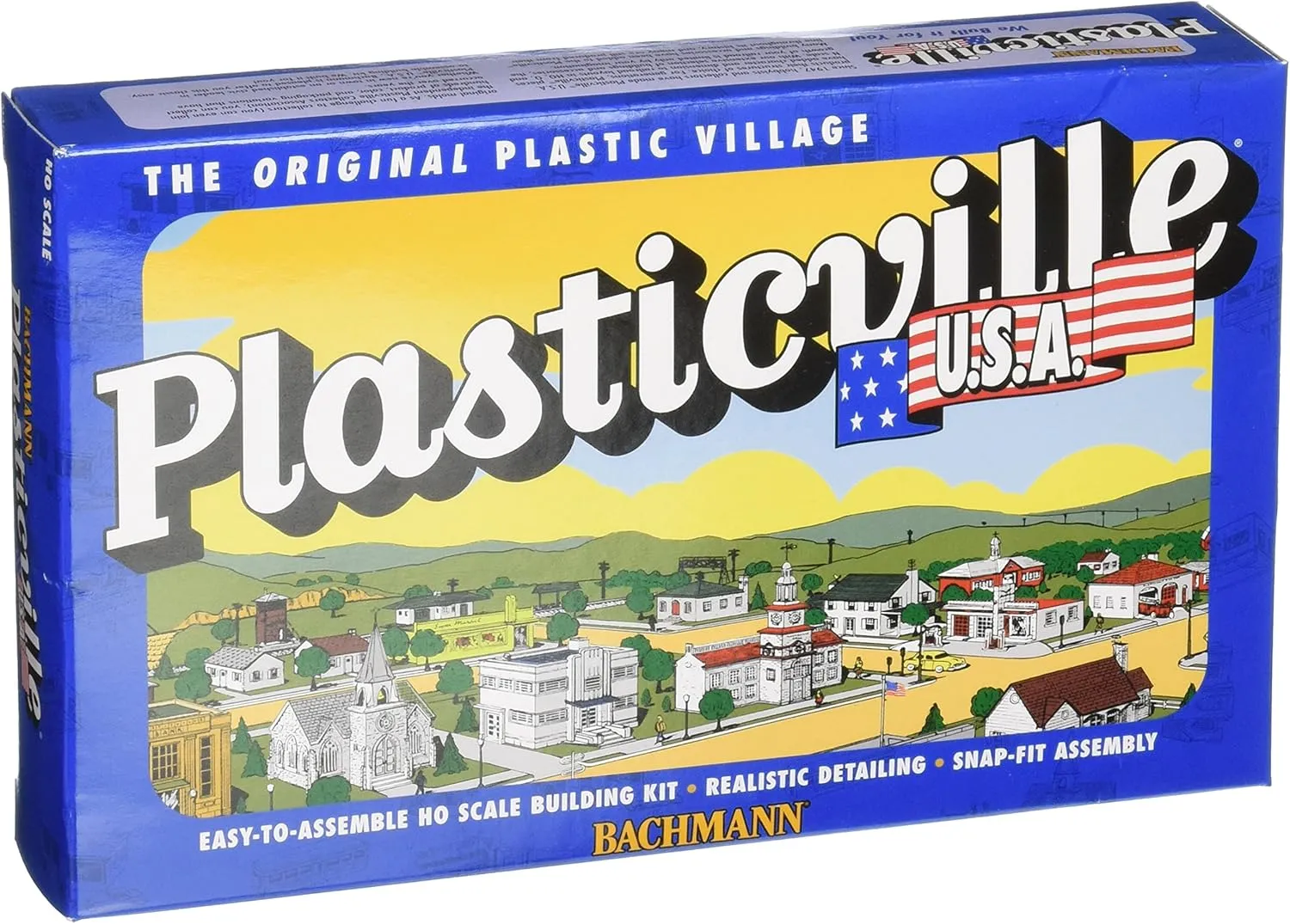 Bachmann Trains - PLASTICVILLE U.S.A. BUILDINGS – CLASSIC KITS - BARN - HO Scale