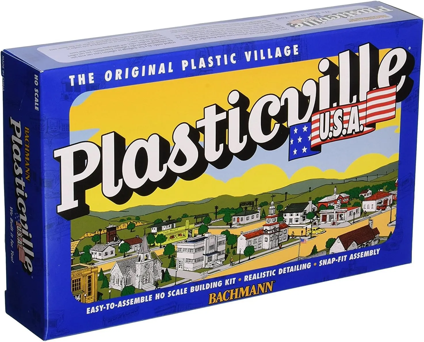 Bachmann Trains - PLASTICVILLE U.S.A. BUILDINGS – CLASSIC KITS - SCHOOL HOUSE - HO Scale