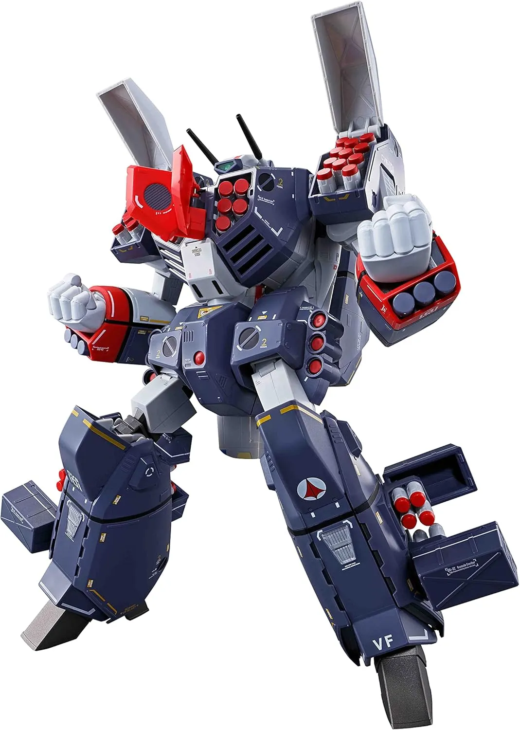 Bandai Spirits DX Chogokin Super Time Fortress Macross VF-1J Armored Valkyrie (Kireki Ichijo), Approx. 11.0 inches (280 mm), ABS & Die-Cast & PVC Pre-Painted Action Figure