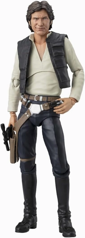 BANDAI Spirits S.H. Figuarts Star Wars Episode 4: A New Hope Han Solo -Classic Ver.- (Star Wars: New Hope) Approx. 5.9 inches (150 mm), PVC & ABS, Pre-Painted Action Figure