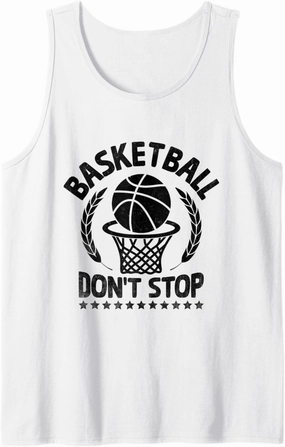 Basketball Don't Stop Shoot Court Player Tank Top