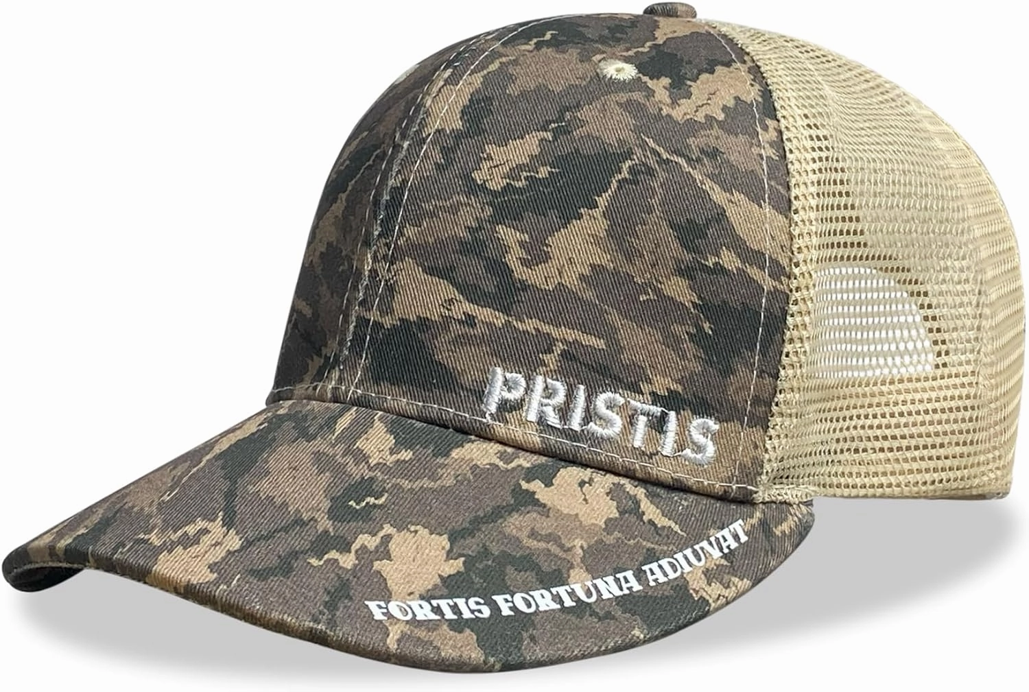 Bass Fishing Baseball Cap, Original Ball Cap with Cotton Fabric Breathable Ventilated Mesh, UV Protection Adjustable Classic Trucker Low Profile Bass Pro Fish Hat for Men Women Outdoor