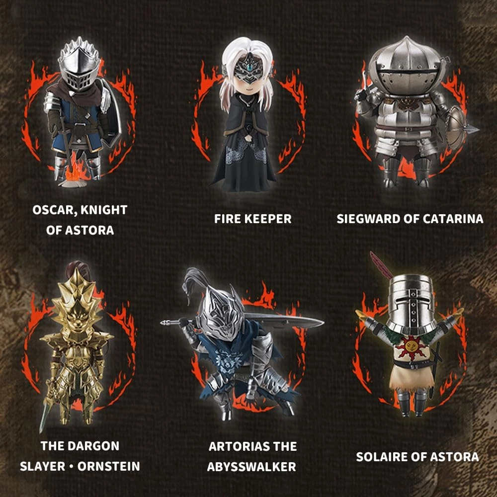 BEEMAI Firelink Dark Souls Series 1 1PC Blind Box Figures, Random Design Cute Figures Collectible Toys Birthday Gifts