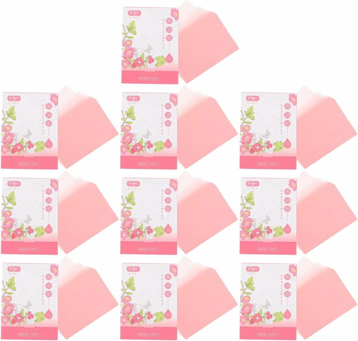 BESTOYARD 2000 Oil Blotting Sheets for Face, 20 Boxes Facial Tissues for Oily Skin Care, Makeup Blotting Paper, Portable Oil Control Film for Home, Office, Travel, Sports