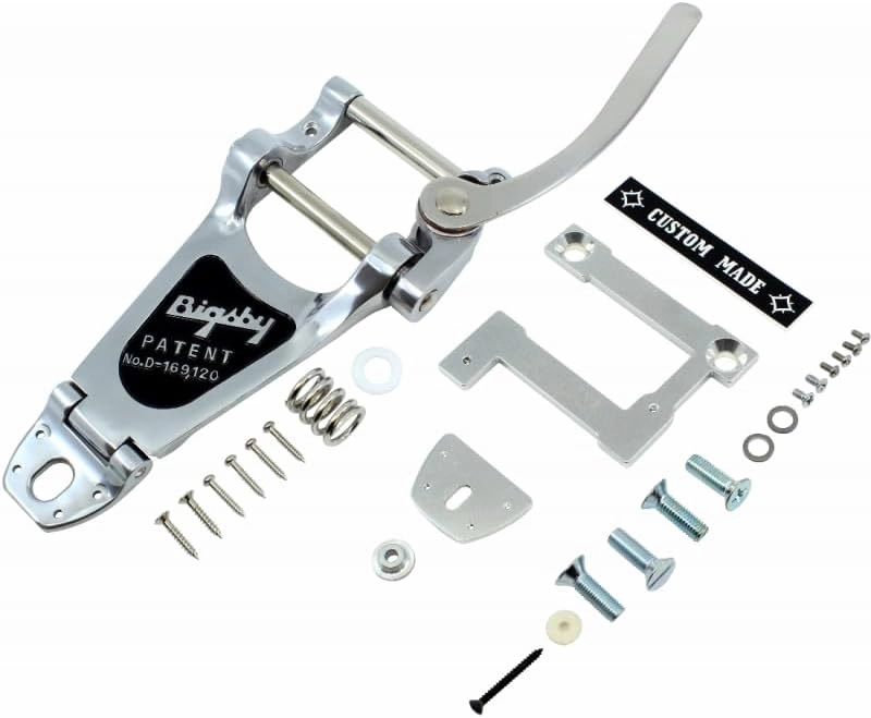 Bigsby Vibramate Set, B7 / V7-335 for Arch Top, Color/Spacing: Silver / 8.0"