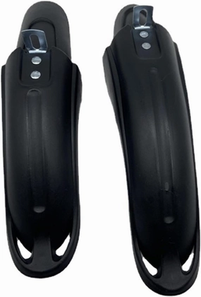 Bike Fender, Portable Bicycle Mudguard,Bike Tires Fenders, 2PCS Bicycle Fender Mudguard Front Rear Dustproof for 12/14inch Children Bike Portable Plastic Bike Mud Guard Wing Accessories, Black Bike Fe