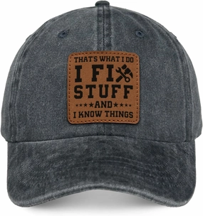 Birthday Gift for Old Men,Mens Birthday Gift Ideas for Him Husband,Dad Birthday Fathers Day I fix Stuff Hat
