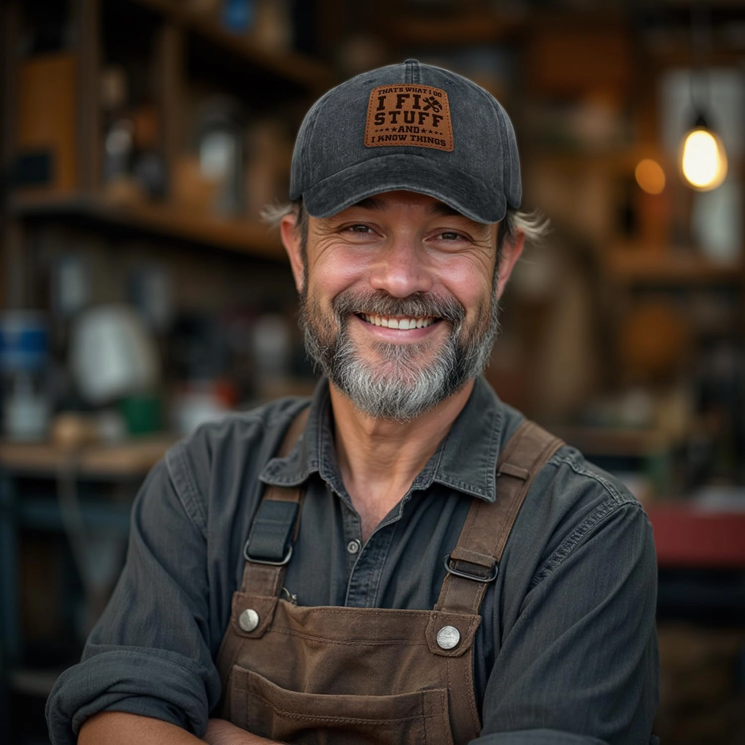 Birthday Gift for Old Men,Mens Birthday Gift Ideas for Him Husband,Dad Birthday Fathers Day I fix Stuff Hat