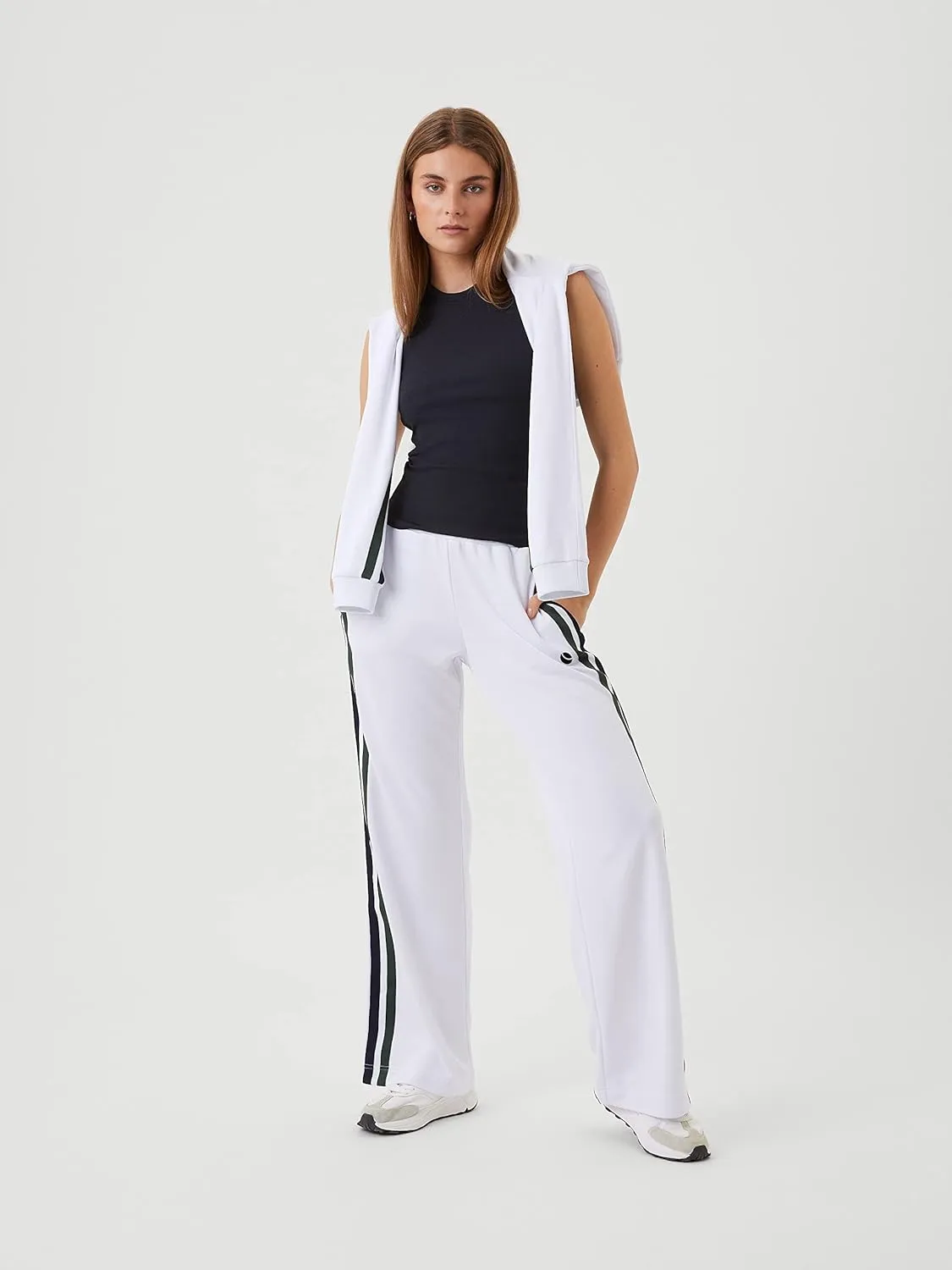 Bjorn Borg Ace Rib Tank Pocket, Black Racerback Tennis Top with Ball Pocket