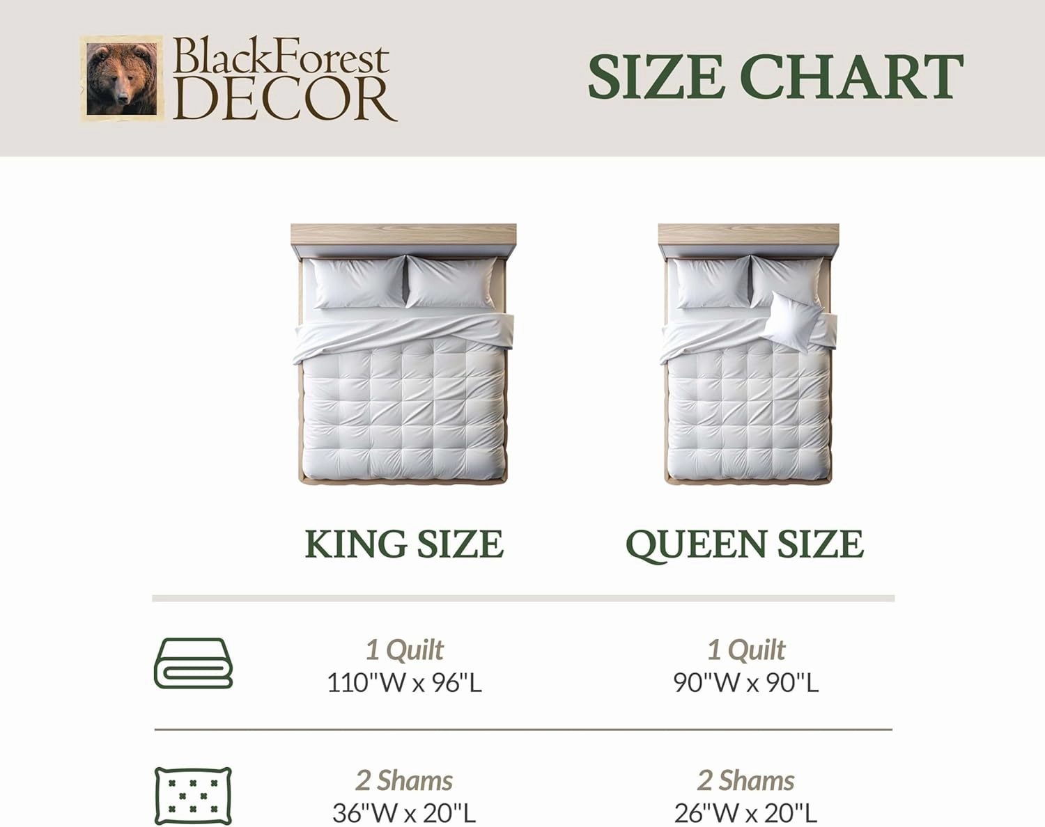 Black Forest Décor Mountain Lodge Plaid Quilt Bed Set - Queen, Rustic Cabin Plaid Bedding - 90" x 90"