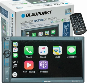 BLAUPUNKT ORLANDO750 Car Stereo - 6.9" Touchscreen, Wireless Apple CarPlay, Wireless Android Auto, Bluetooth, USB Playback, EQ Presets, Safety Features