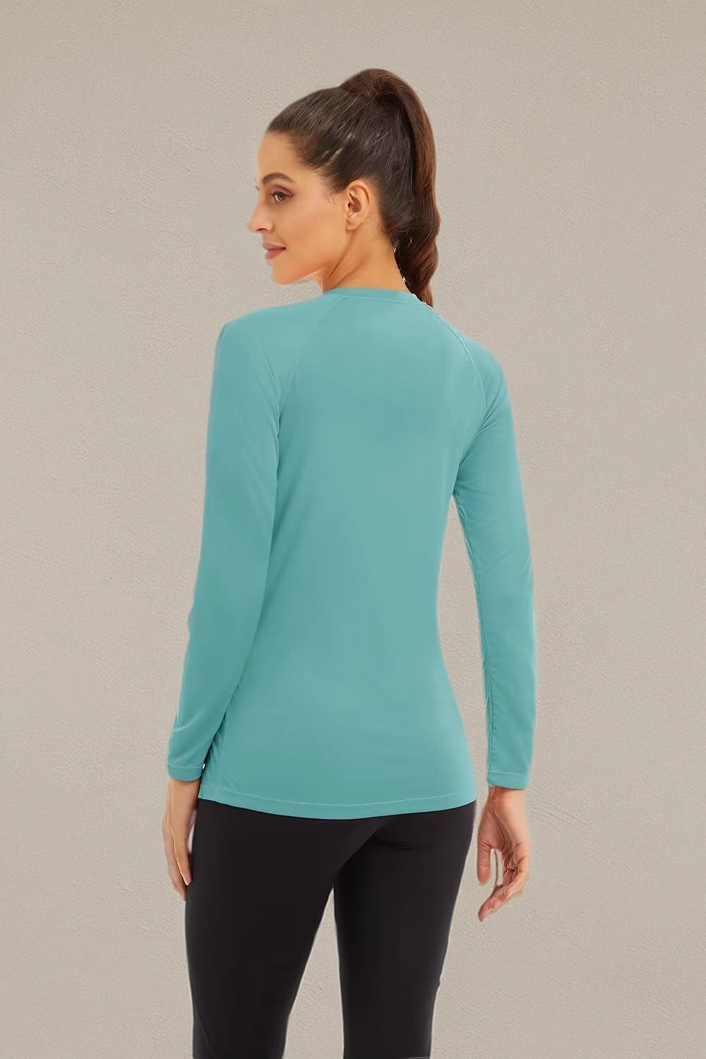 Boladeci Women's Sun Shirts UPF 50  UV Protection Rash Guard Long Sleeve Swim Shirts Quick Dry Lightweight Workout Tops