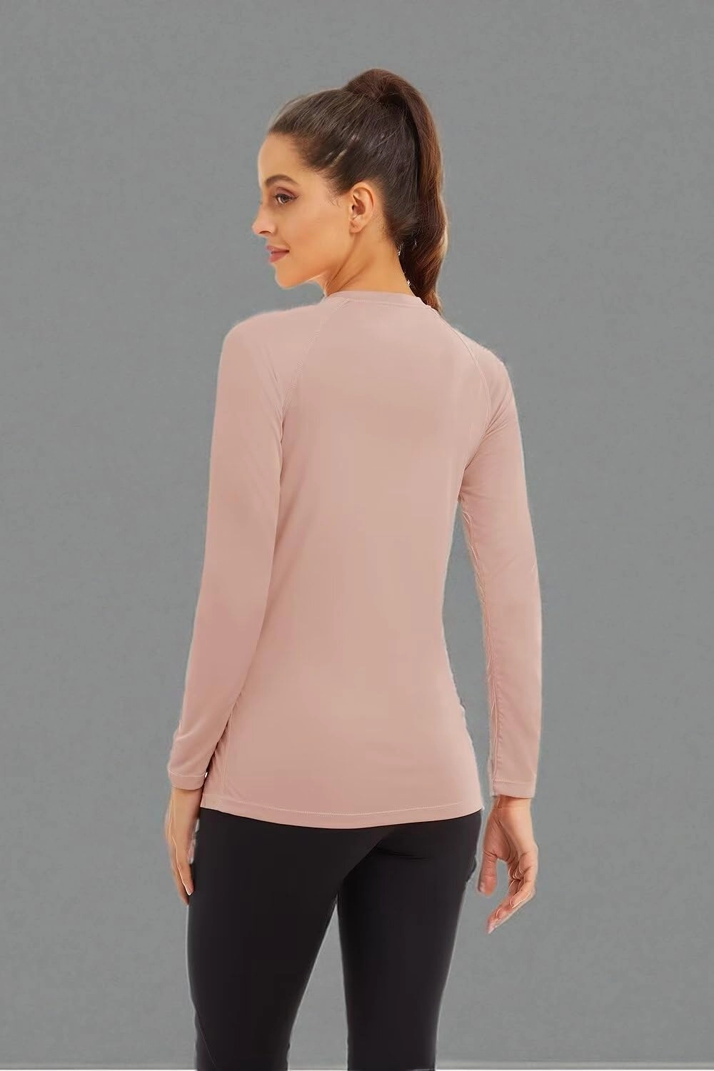 Boladeci Women's Sun Shirts UPF 50  UV Protection Rash Guard Long Sleeve Swim Shirts Quick Dry Lightweight Workout Tops