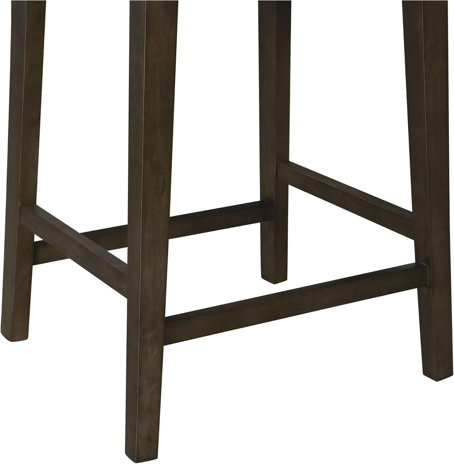 Boraam Torino Counter Height Wood Kitchen Bar Stool - Carbonite Finish