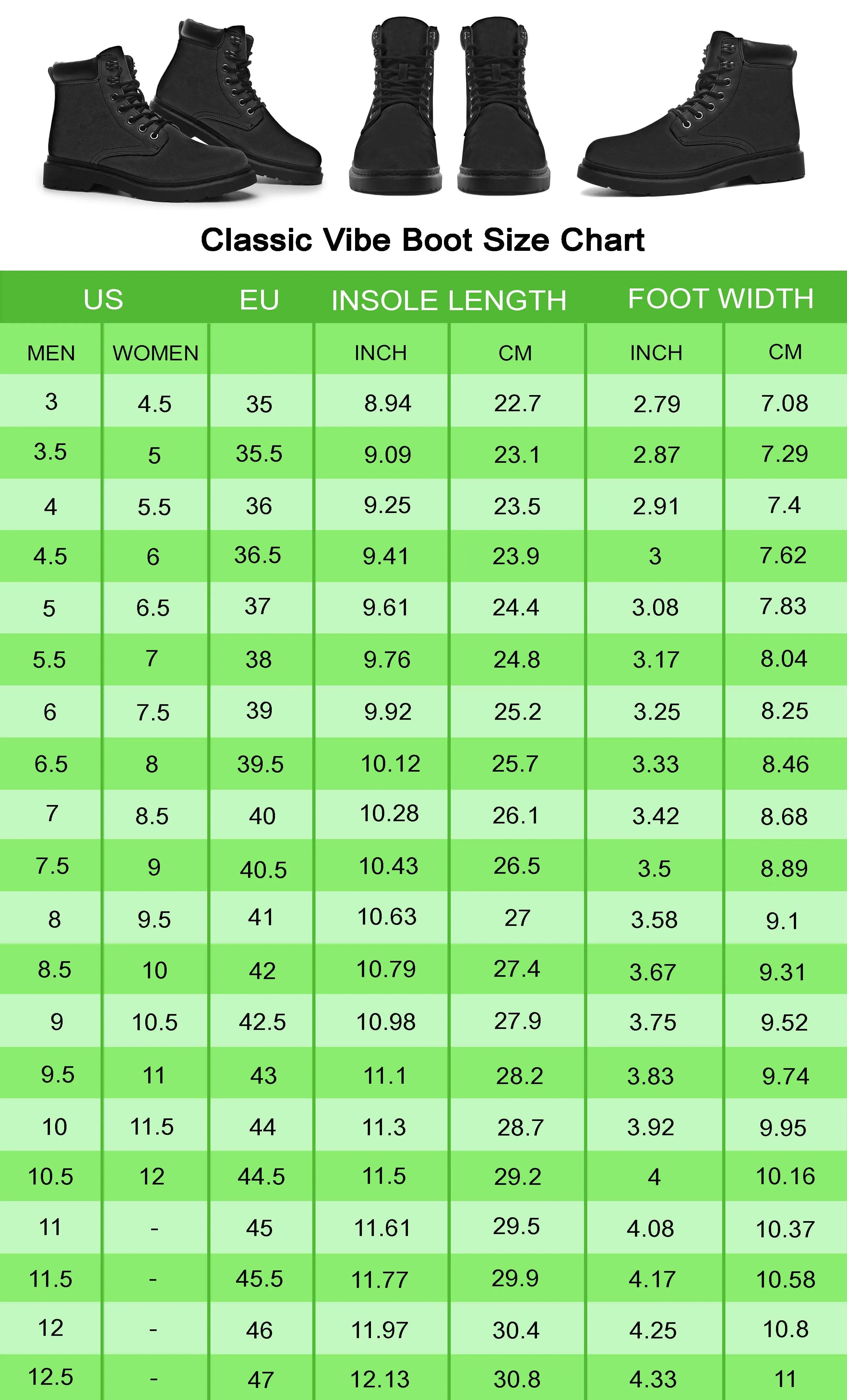 Botany Diagram Classic Vibe Boots