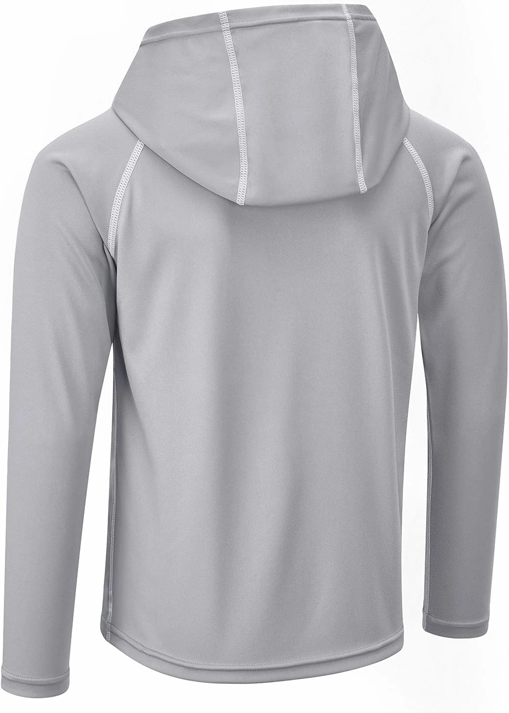 Boys Girls Hooded Sun Shirts UPF50  Long Sleeve Hoodies Quick Dry Rash Guard Swim Shirts Fishing Hiking Thumb Holes