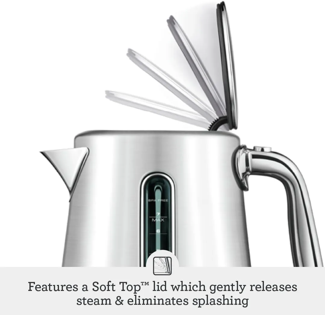 Breville BKE845DBL Smart Kettle Luxe Water Heater, 7 Cup, Damson Blue
