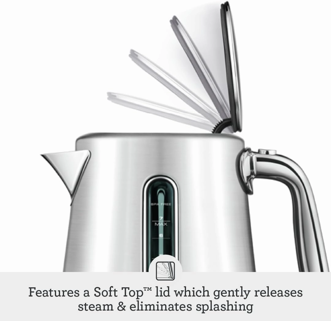 Breville BKE845DBL Smart Kettle Luxe Water Heater, 7 Cup, Damson Blue