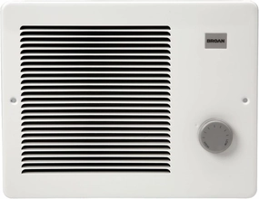 Broan-NuTone 170 Wall Heater, Painted Grille, 500/1000 Watt 120 VAC, 500/1000W, White Enamel Steel