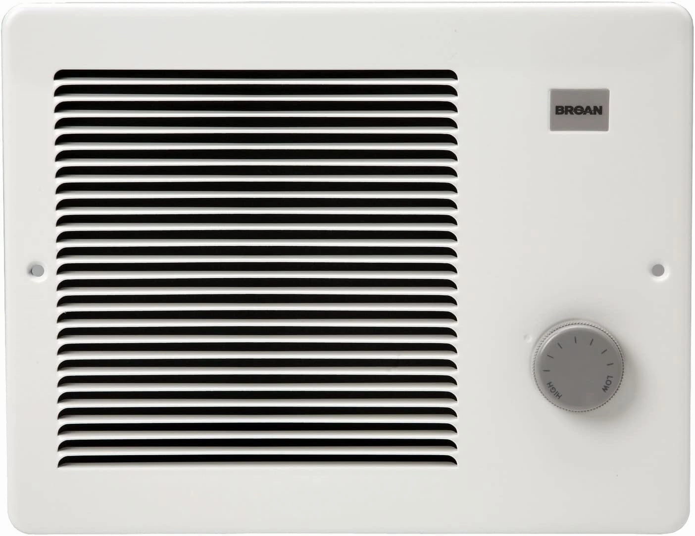 Broan-NuTone 170 Wall Heater, Painted Grille, 500/1000 Watt 120 VAC, 500/1000W, White Enamel Steel