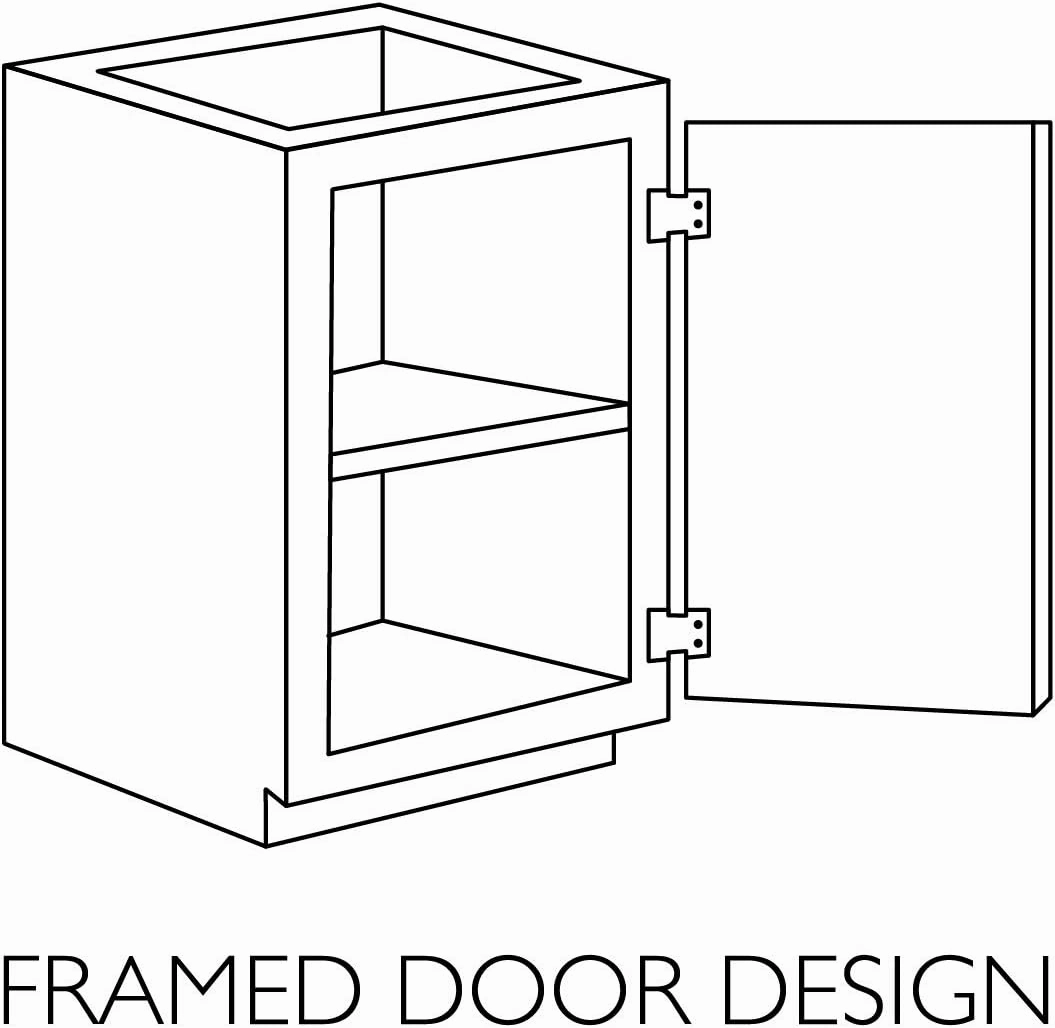 Brookings Shaker Unassembled Pantry Kitchen Cabinet UC1884, 18 W x 24 D x 84 H, Painted White with Sherwin Williams, Solid Wood – Design House, 561787