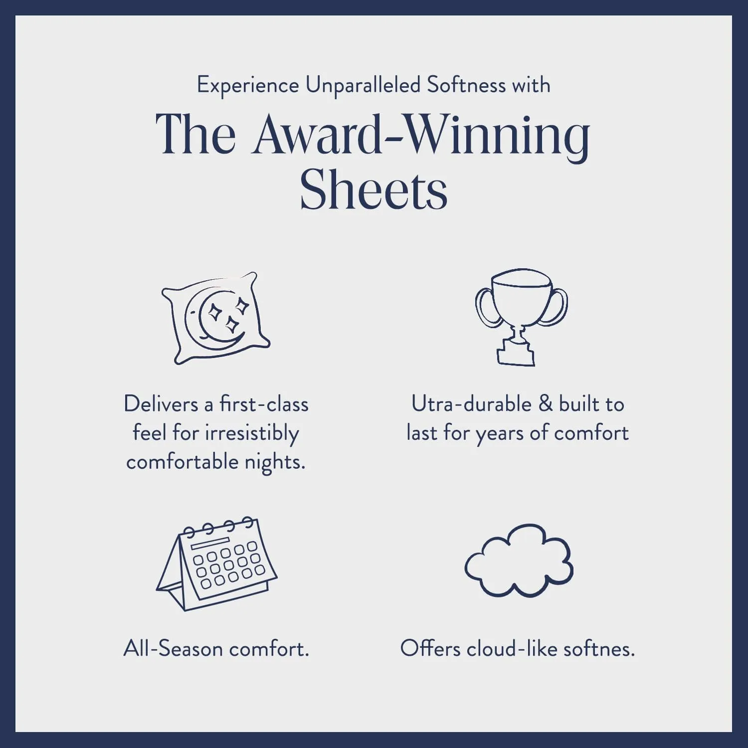 Brooklinen Luxury Sateen 4 Piece Queen Size Sheets Set in Pebble - 100% Cotton Sateen Sheets - 1 Fitted Sheet, 1 Flat Sheet, 2 Pillowcases
