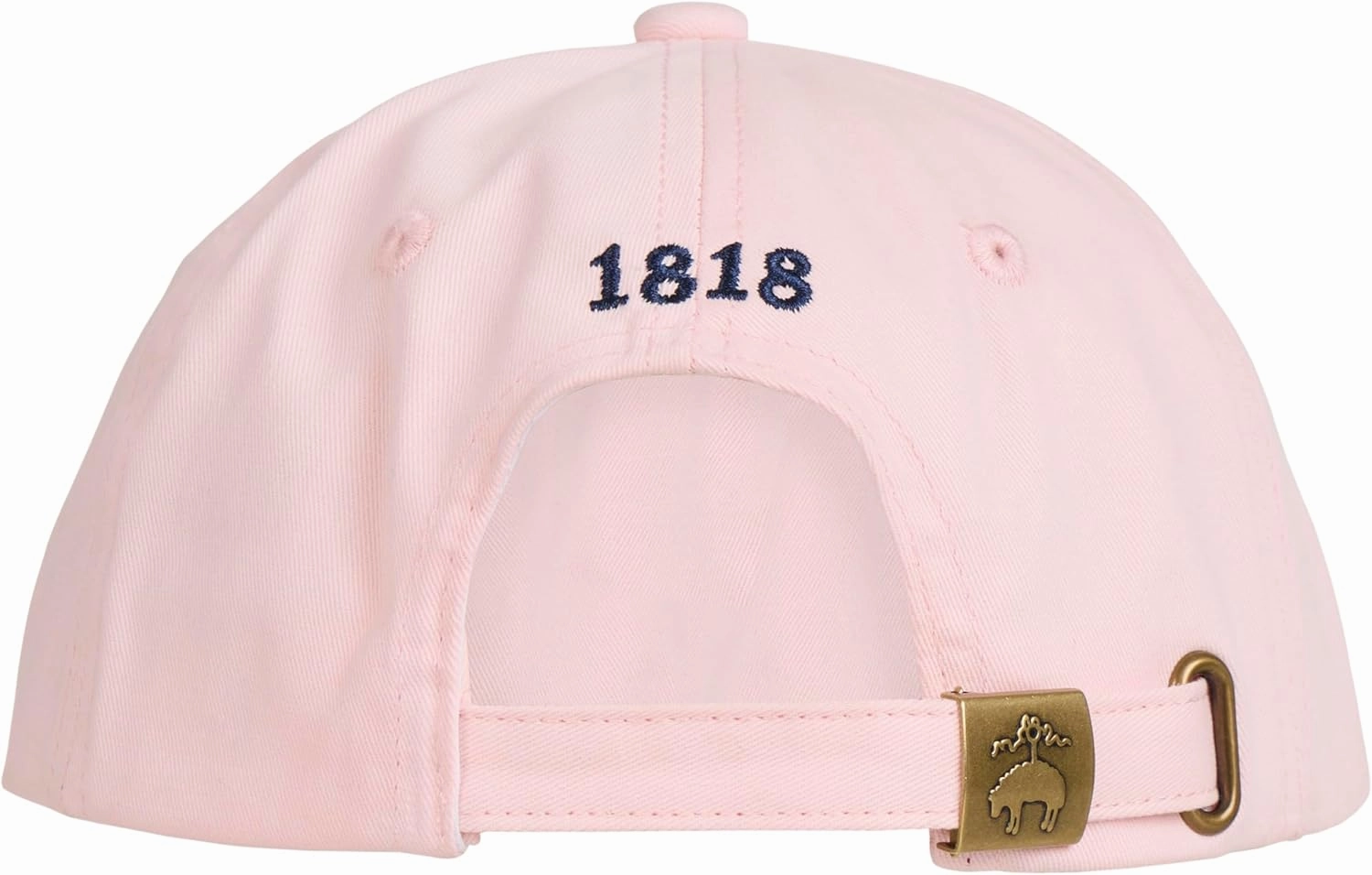 Brooks Brothers Men’s Classic 100% Cotton Twill Baseball Cap - Woven Logo One-Size Adjustable Hat, Navy Classic